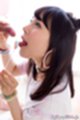 Kitagawa yuzu holding cock licking lolipop