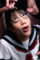 Men cumming on her face eyes closed in kogal uniform