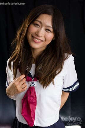 Beautiful kogal Yamada Reika face fucked in uniform